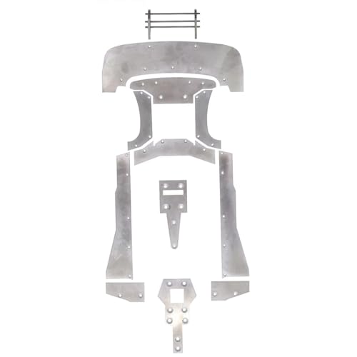 RCアップグレードアクセサリー Arrma for Felony for Infraction for Limitless 1/7 メタル シャーシ アーマー 保護 スキッド プレート フロントバンパー RCカー アップグレードパーツ (1セット)