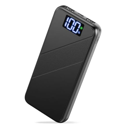 Power Bank, 10000mAh Ultra Sottile & Leggero PD 22.5W Ricarica Rapida Powerbank, USB C Caricatore Portatile Con LED Display Batteria Esterna per iPhone 16 15 14 13 12 Pro Max Samsung Xiaomi etc