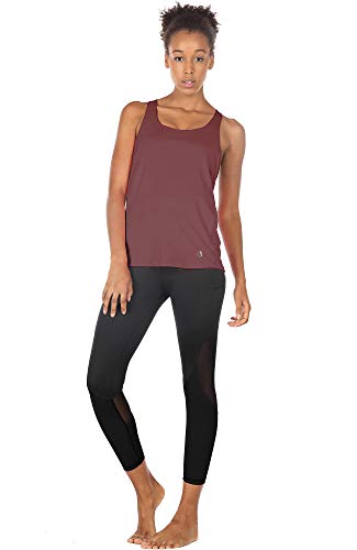 Image of icyzone Women's Open Back Workout Athletic Yoga Tank Tops with Built in Bra