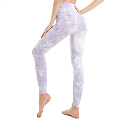 Image of iniber High Waisted Yoga Pants with Pockets for Women 4-Way Stretch Soft Running Workout Leggings Athletic Yoga Pants