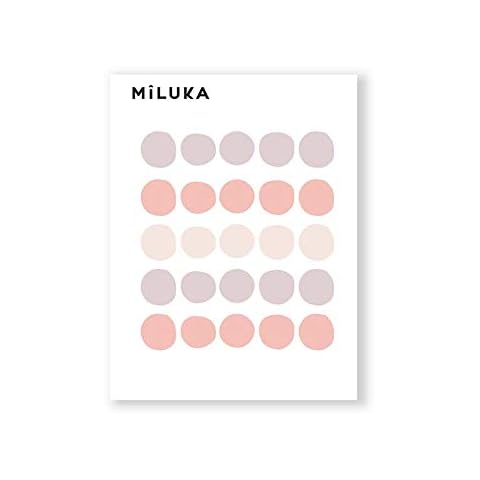 MILUKA Vinilos de Pared Decorativos Puntos Circulos Imperfectos Cover