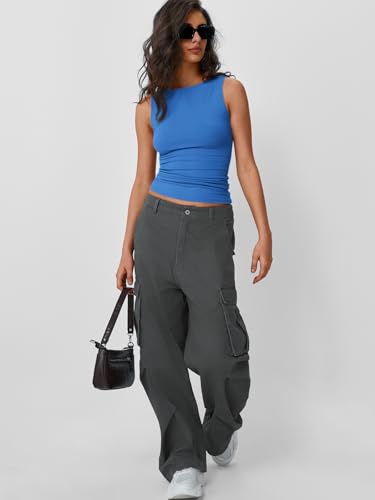 Trendy Queen Women Going Out Summer Tank Tops Spring Casual Basic Cute 2026 Sleeveless Shirt Vacation Fashion Outfit Clothes