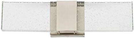 allen + roth Waldorf 3-Light Nickel Modern/Contemporary Vanity Light