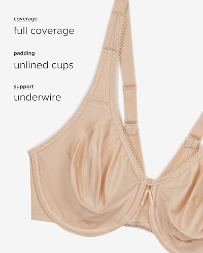 Image of Wacoal Women's Basic Beauty Unlined Underwire Full Coverage Bra, 855192