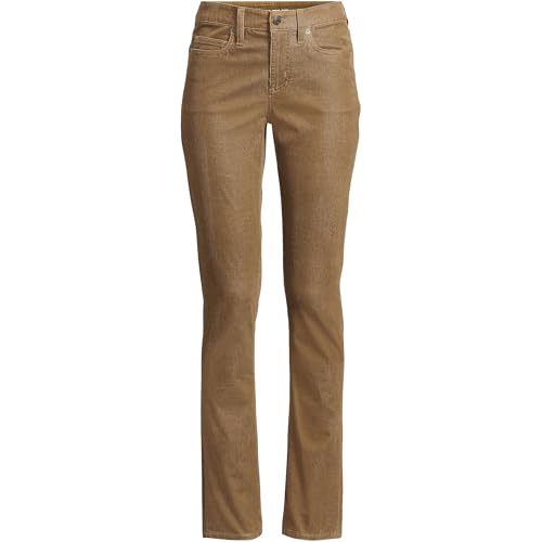 Lands' End Women's Mid Rise Straight Leg Corduroy Pants3