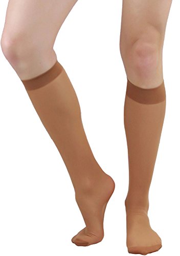 Image of ToBeInStyle Womens Pack of 6 Essential Muted Color Knee High Stockings