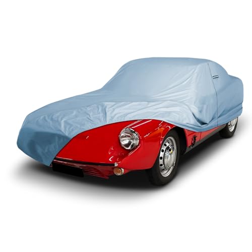 Image of iCarCover Premium Car Cover for 1966-1974 Saab Sonett II Heavy Duty Waterproof All-Weather Automobiles Custom Fit Indoor Outdoor UV Snow Protection Covers with Straps and Bag