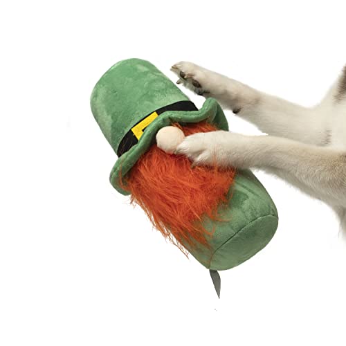 Midlee St. Patrick's Day Hide a Ball Gnome Dog Toy