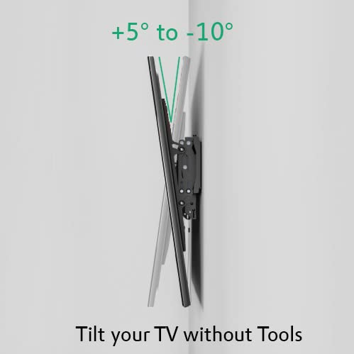 Image of ynVISION.DESIGN Heavy Duty TV Wall Mount for 40 inch-65 inch TVs - TV Mount with Advanced Tilt & Swivel - Pull Out up to 5.4in for Cable Management & Service - MAX VESA 400x400, 165lbs