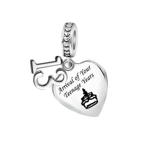 KunBead 12 13 16 18 21 30 40 50 60 70 Happy Birthday Cake Heart