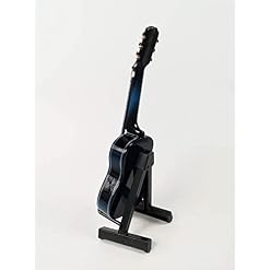 ALANO Modèle de Guitare Miniature Bleu Ornements d’instruments de Musique décoration de la Maison (G-N-10) - Les Beatles, Paul McCartney, John Lennon, RIngo Starr, George Harrison ALANO Modèle de Guitare Miniature Bleu Ornements d'instruments de Musique décoration de la Maison (G-N-10) – Image 4