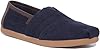 TOMS MEN ALPARGATA Deep Navy Heavy Twill/Nubuck Synthetic UK7.5 #1
