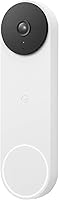 Vista 3 de Google Nest Doorbell Battery – Wireless Smart Video Doorbell, HD Live View, Night Vision, Motion Detection, 2-Way Audio, Compatible with Alexa Home