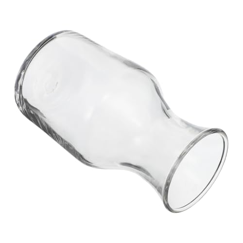 Garneck Glass Wine Carafe Mini Serving Carafe Easy Pour Clean Design for Personal Use Occasions