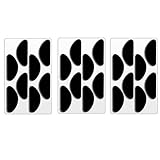 Replacement Nose Pads Compatible for RayBan Meta Wayfarer RW4006/4008 & Gen 2 RW4012(53mm & 50mm) Eyeglass Nose Pads,Anti Slip Replacement Nose Pad,Black(12Paris)