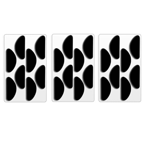 Replacement Nose Pads Compatible for RayBan Meta Wayfarer RW4006/4008 & Gen 2 RW4012(53mm & 50mm) Eyeglass Nose Pads,Anti Slip Replacement Nose Pad,Black(12Paris)