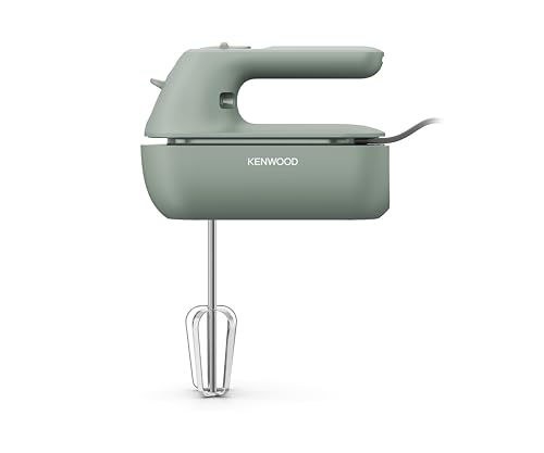 Kenwood QuickMix Go HMP40.000GR) Batteur à main avec moteur 350 W, 5 vitesses, fouet en acier inoxydable et crochet pétrisseur, éjection SureEject, boîte...