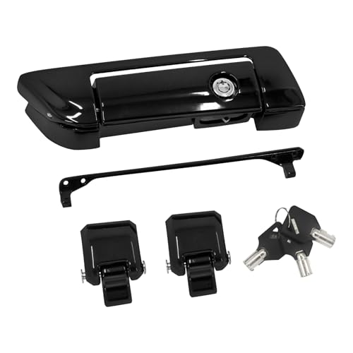 Tour Trunk Latches Kit para Harley Touring Road King Street Glide Electra Glide 2014-2025 Negro miniatura 1