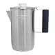 Stanley Cool Grip Camp Perkolator für sechs Tassen Kaffee, schwarz