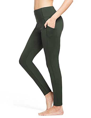 Baleaf Fleece Lined Leggings For Women Winter Thermal Leggings Warm Thick Yoga Pants Cold Weather With Pockets Army Green Xs, Classic #TOP3