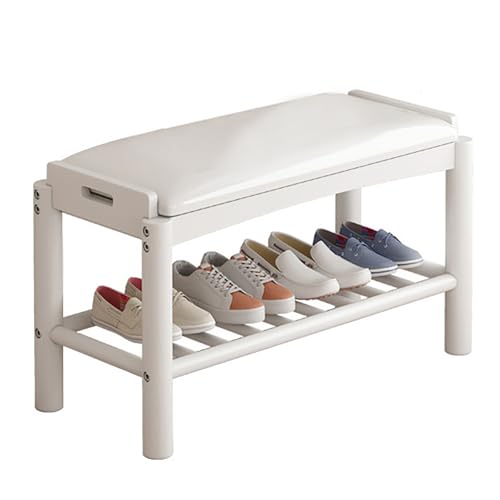 Rangement pour chaussures pour porte d'entrée compact avec assise