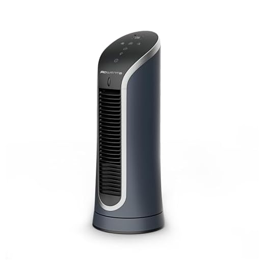 Rowenta Eole Compact, ventilador de torre, frescor excepcional, confort silencioso, 60% menos de energía, VU6220F0