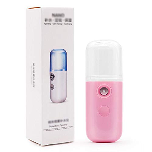 Vapeur visage appareil de nettoyage rose : le cadeau bien-être portable USB