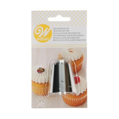 Wilton Douille à Pâtisserie Sultan: Douille Professionnelle en Métallique Buse de Glaçage Réutilisable pour la Décoration de Gateaux, Muffins et de...