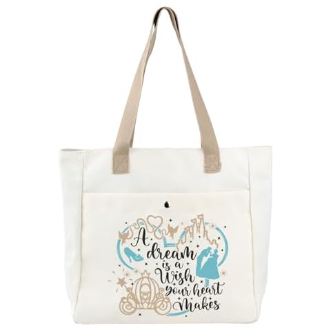 PLITI Princess Cinderella Tote Bag for Fans Cover