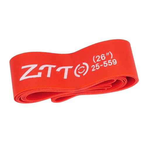 KiBcsLic 2 Piezas Banda Antipinchazos para Bicicleta Tira Interna de Rueda de Nylon Material Resistente Instalación Fácil Adecuada para Entrenamiento Y Compete, Ancho 2.5 Cm