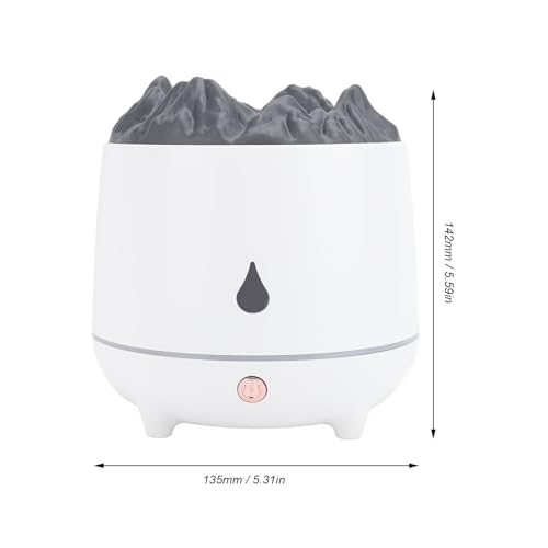 Difusor aromático eléctrico Volcano 400ml con luz y temporizador miniatura 5
