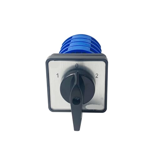 Interruptor giratorio LW8-20/4 con selector de leva de 3 posiciones On-Off-On y 4 niveles 20A 3