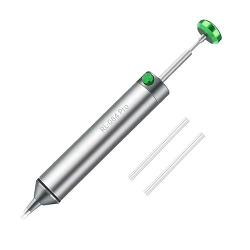 Herramienta de desoldadura de aluminio ligero, dispositivo de extracción de soldadura para estudiantes que aprenden técnicas básicas de soldadura, kit profesional