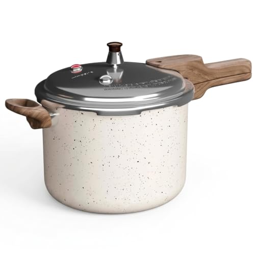 Panela de Pressão 4,2L Revestimento Cerâmico Antiaderente Com Indução Premium (CREME)