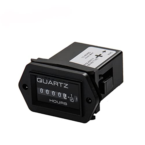 OSOLADY Easy Install 12-36v Tachometer LCD Display for Gasoline/Engines for Motorcycles Lawn Mowers