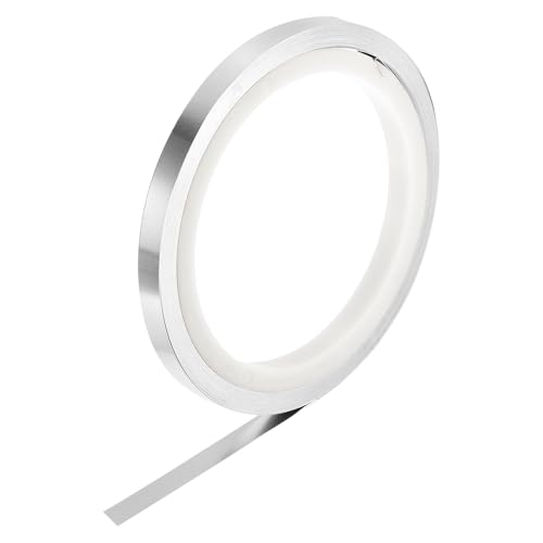 QUARKZMAN 1 Stück Reines Nickelblech 99.6% Reine Nickelplatte Nickelstreifen 0.008x0.31x196.9(0.2x8x5000mm) Nickelanode Für Galvanik Wissenschaftliches Labor Industrie DIY Handwerk