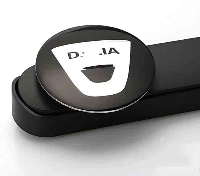 Enjoliveurs Pour Dacia Spring 2021-2022 - Lot De 4 - Noir - 56mm - Autocollants Centraux De Jante