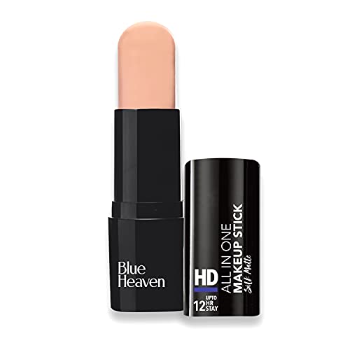 Blue Heaven HD All In One Makeup Stick, Natural Finish – 201, Cream-Blush, 10gm