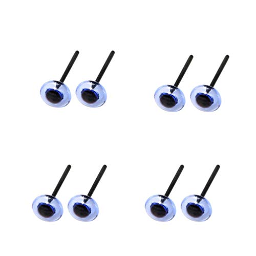 HEALLILY lhs de Segurança de Plástic400Pcs 5Mm para Bnecs de Uinhs de Pelúcialhs de Segurança Prets