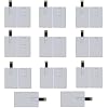 4GB Credit Card Flash USB 100 Pack USB Flash Drives Bulk Wholesale Thumb Drive Pack USB Flash Drive Pen Drive USB Memory Stick USB2.0 Flash Drive 4GB 100 Pack White, Customized Logo
