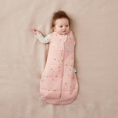 Image of ergoPouch Cocoon Swaddle Sack 2.5 TOG - Baby Sleep Sack, Gentle Snug Fit Helps Calm Startle Reflex, Ideal for Arms In /Out Sleeping, Soft Breathable Fabric for Better Sleep (6-12 Months, Daisies)