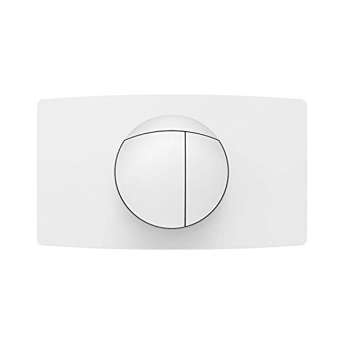 Sanit - Placa de descarga, 2 flujos de descarga, color blanco
