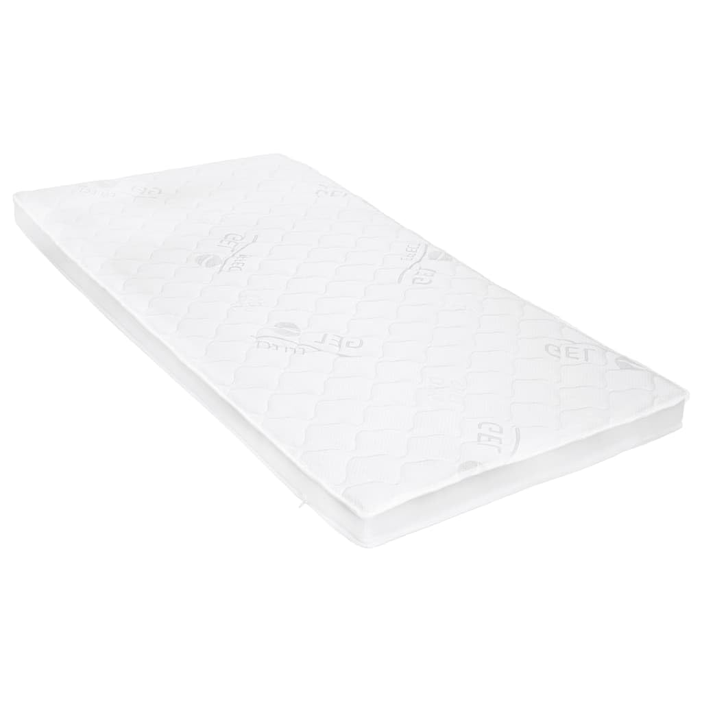 Coprimaterasso 90x200 cm Schiuma di Gel 7 cm Extra Morbido con Cerniera