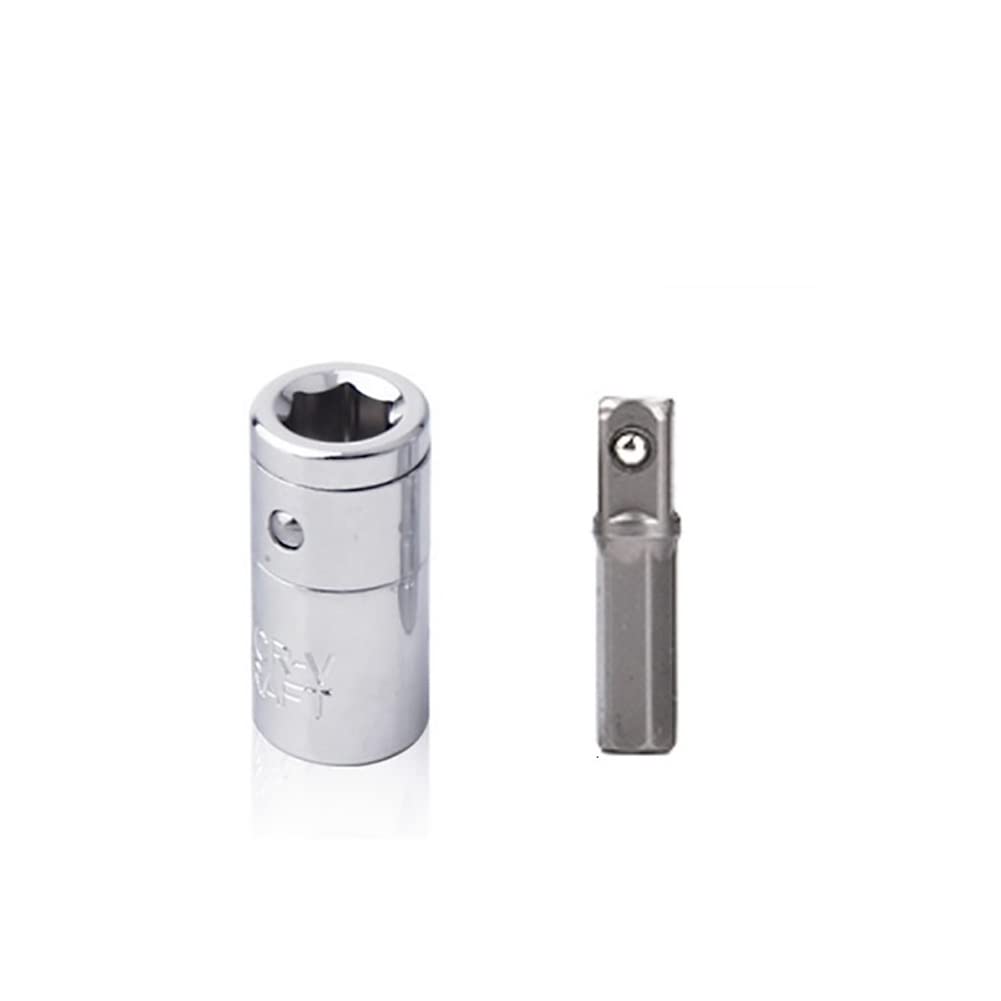 SPORTARC Adapter-Set 10-teilig – 1/4" Vierkant Auf Sechskant, Für Schlagschrauber & Bohrer