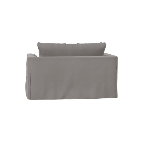 Sillón tipo Lounge Tela Resistente Gris miniatura 4