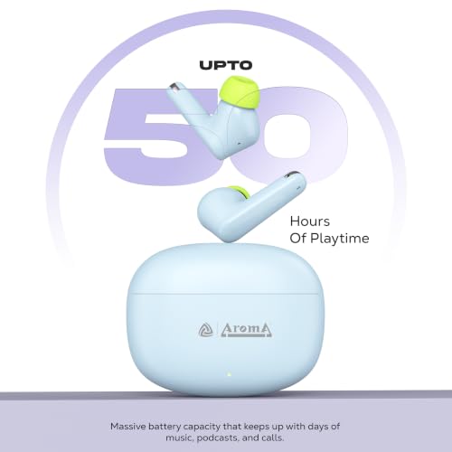 Image of AROMA NB126 Force Plus Upto 50Hr Playtime*, Fast Charging, Dual Pairing, Heavy Bass Bluetooth
