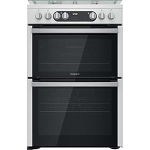 Hotpoint 60CM HDM67G9C2CX/U Dual Fuel Double Freestanding cooker – Stainless Steel