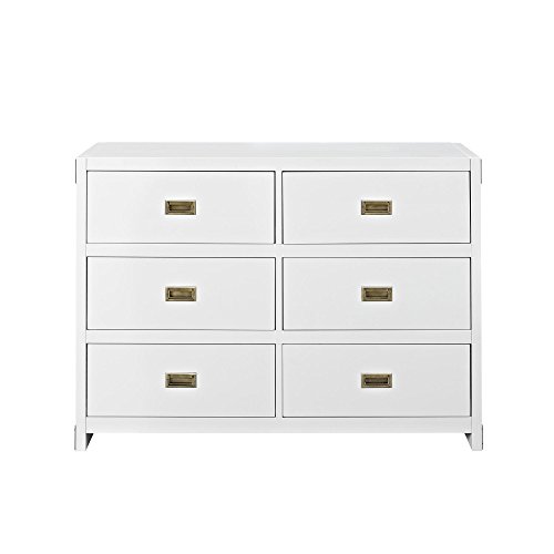 Baby Relax Miles 6-Drawer Dresser, White