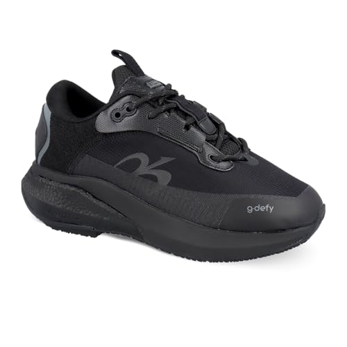 Gravity Defyer G-DEFY MightyGlide Women’s Retro Comfort Sneakers – Orthopedic Fashion Shoes with VersoShock® XL Triple Density Outsole, BubblePoly-Tech™ Cushioning & Orthotic Inserts