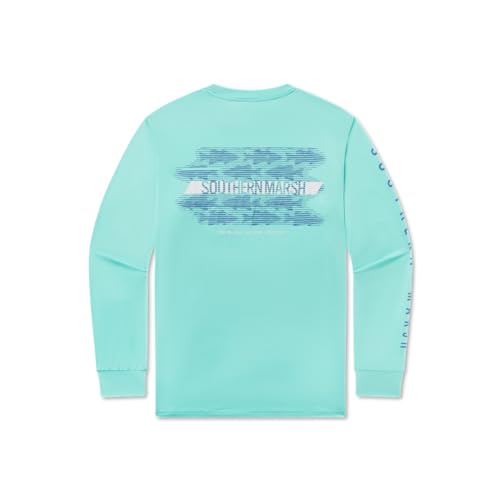 Southern Marsh Youth’s FieldTec Featherlight - Summer School T-Shirt – Long Sleeve Casual Graphic Tee